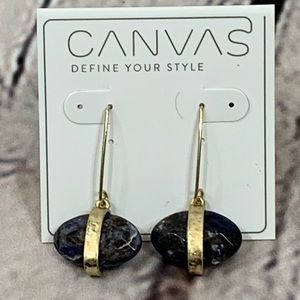 Canvas Natural Stone Earrings - NWT